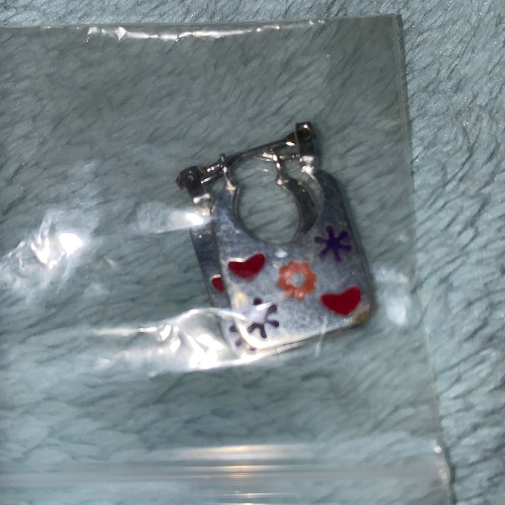 Handbag earrings